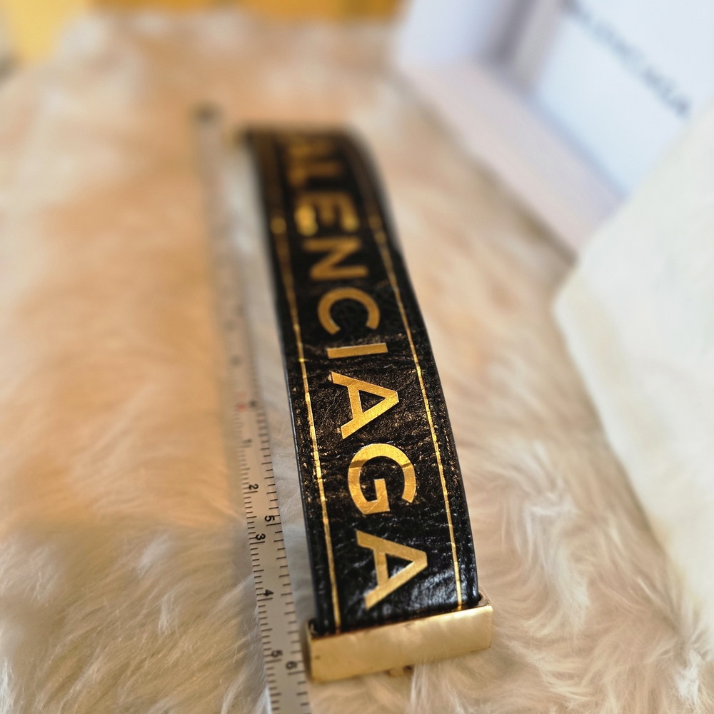 Balenciaga Black and Gold Bracelet - Picture 7 of 7